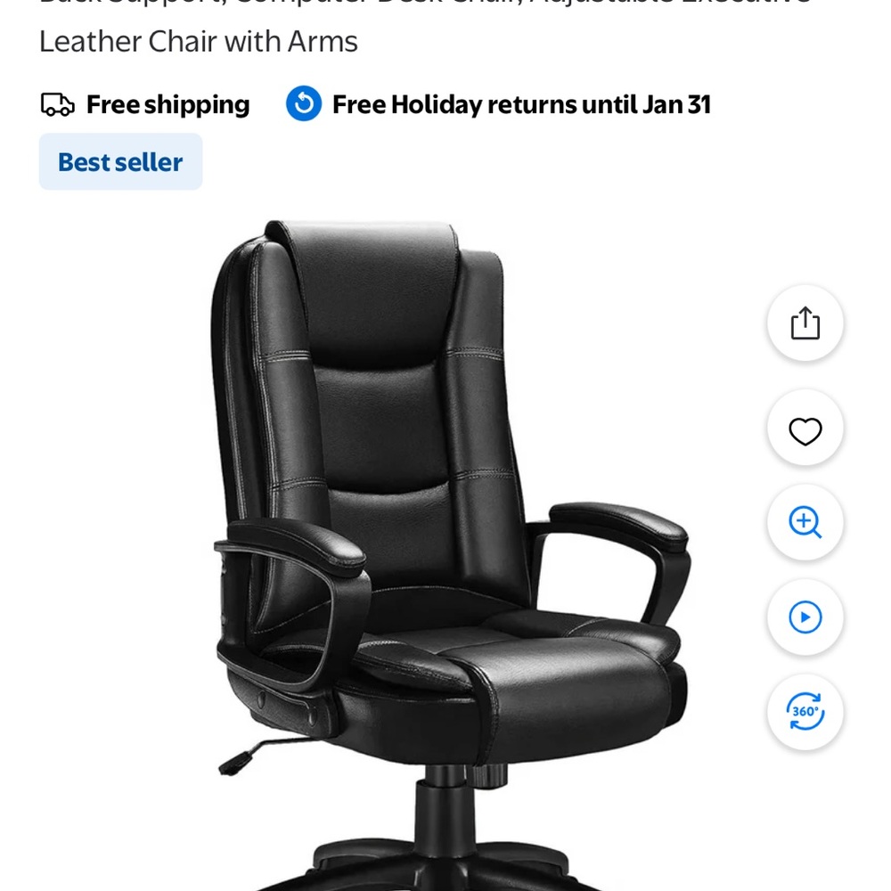 Ergonomic Black Office Chair